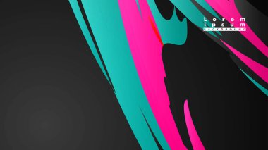 Renkli geometrik arka planlar. Basit form kompozisyonu. Eps10 vektör şablonu