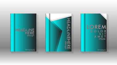 Soyut vektör düzeni arka planı. Broşürler, yıllık, dergi, vektör şablonları vb. için.