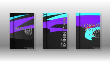 Kitap Kapağı renkli geometrik arka planlar.