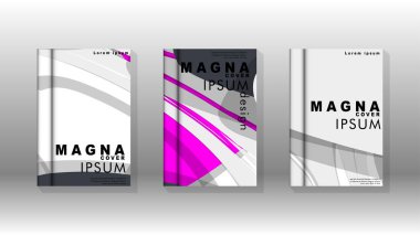 Arka kapak sıvı elemanları ile. Tasarım kavramı kitap. Fütüristik iş düzeni. Dijital poster şablonu. Tasarlamak vektör - eps10