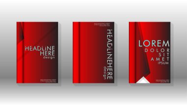 Soyut vektör düzeni arka planı. Broşürbroşürler, yıllık dergi vektör şablonları vb. için.