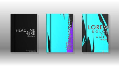 Kitap Kapağı renkli geometrik arka planlar.