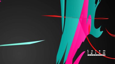 Renkli geometrik arka planlar. Basit form kompozisyonu. Eps10 vektör şablonu