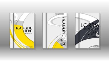 Arka kapak sıvı elemanları ile. Tasarım kavramı kitap. Fütüristik iş düzeni. Dijital poster şablonu. Tasarlamak vektör - eps10