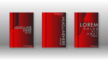 Soyut vektör düzeni arka planı. Broşürbroşürler, yıllık dergi vektör şablonları vb. için.