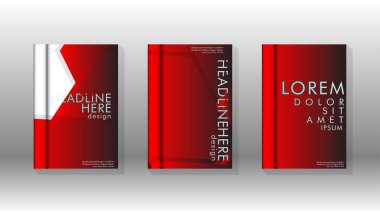 Soyut vektör düzeni arka planı. Broşürbroşürler, yıllık dergi vektör şablonları vb. için.