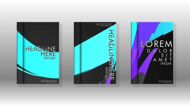 Kitap Kapağı renkli geometrik arka planlar.