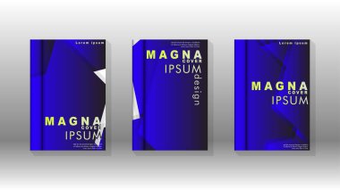 Soyut vektör düzeni arka planı. Broşürler, yıllık, dergi, vektör şablonları vb. için.