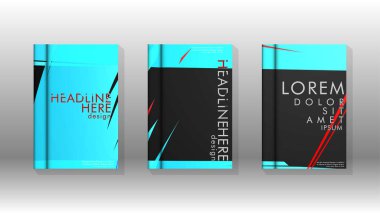 Kitap Kapağı renkli geometrik arka planlar.