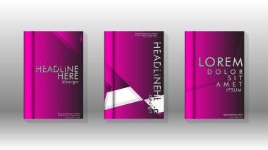 Soyut vektör düzeni arka planı. Broşürler, yıllık, dergi, vektör şablonları vb. için Eps 10'da altıgen desenlerin modern tasarımı