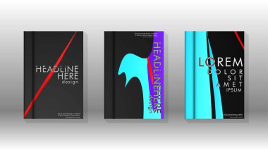 Kitap Kapağı renkli geometrik arka planlar.