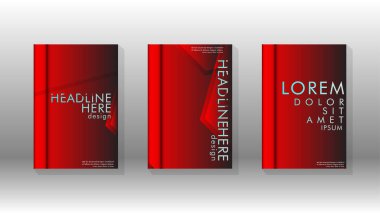 Soyut vektör düzeni arka planı. Broşürbroşürler, yıllık dergi vektör şablonları vb. için.