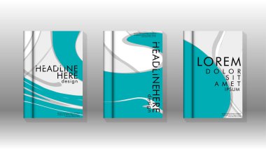 Arka kapak sıvı elemanları ile. Tasarım kavramı kitap. Fütüristik iş düzeni. Dijital poster şablonu. Tasarlamak vektör - eps10