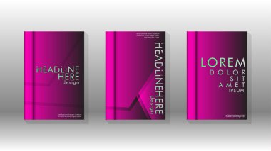 Soyut vektör düzeni arka planı. Broşürler, yıllık, dergi, vektör şablonları vb. için Eps 10'da altıgen desenlerin modern tasarımı