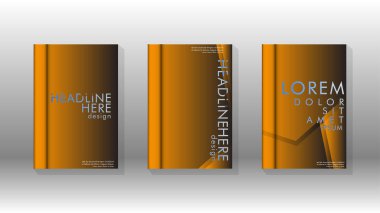 Soyut vektör düzeni arka planı. Broşürler, yıllık, dergi, vektör şablonları vb. için.