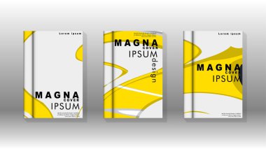 Arka kapak sıvı elemanları ile. Tasarım kavramı kitap. Fütüristik iş düzeni. Dijital poster şablonu. Tasarlamak vektör - eps10