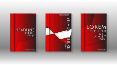 Soyut vektör düzeni arka planı. Broşürbroşürler, yıllık dergi vektör şablonları vb. için.