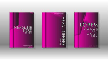 Soyut vektör düzeni arka planı. Broşürler, yıllık, dergi, vektör şablonları vb. için Eps 10'da altıgen desenlerin modern tasarımı