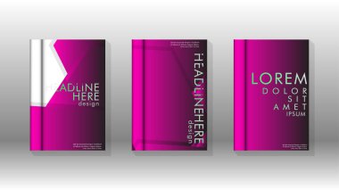 Soyut vektör düzeni arka planı. Broşürler, yıllık, dergi, vektör şablonları vb. için Eps 10'da altıgen desenlerin modern tasarımı