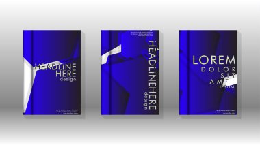 Soyut vektör düzeni arka planı. Broşürler, yıllık, dergi, vektör şablonları vb. için.