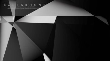 Soyut geometrik arka plan. koyu üçgen vektörü