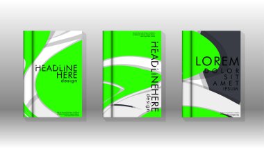 Arka kapak sıvı elemanları ile. Tasarım kavramı kitap. Fütüristik iş düzeni. Dijital poster şablonu. Tasarlamak vektör - eps10