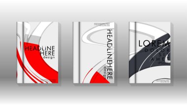 Arka kapak sıvı elemanları ile. Tasarım kavramı kitap. Fütüristik iş düzeni. Dijital poster şablonu. Tasarlamak vektör - eps10