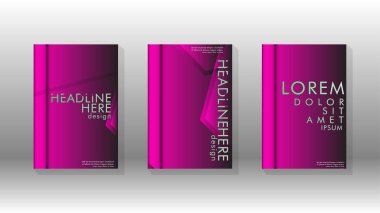 Soyut vektör düzeni arka planı. Broşürler, yıllık, dergi, vektör şablonları vb. için Eps 10'da altıgen desenlerin modern tasarımı