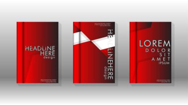 Soyut vektör düzeni arka planı. Broşürbroşürler, yıllık dergi vektör şablonları vb. için.