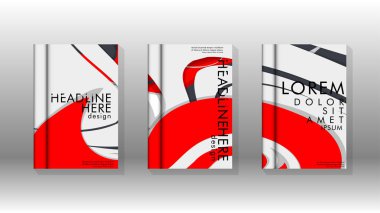 Arka kapak sıvı elemanları ile. Tasarım kavramı kitap. Fütüristik iş düzeni. Dijital poster şablonu. Tasarlamak vektör - eps10