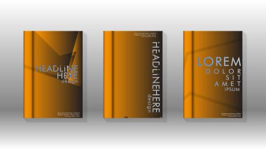 Soyut vektör düzeni arka planı. Broşürler, yıllık, dergi, vektör şablonları vb. için.