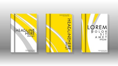 Arka kapak sıvı elemanları ile. Tasarım kavramı kitap. Fütüristik iş düzeni. Dijital poster şablonu. Tasarlamak vektör - eps10