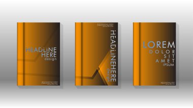 Soyut vektör düzeni arka planı. Broşürler, yıllık, dergi, vektör şablonları vb. için.