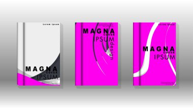 Arka kapak sıvı elemanları ile. Tasarım kavramı kitap. Fütüristik iş düzeni. Dijital poster şablonu. Tasarlamak vektör - eps10