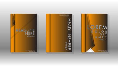 Soyut vektör düzeni arka planı. Broşürler, yıllık, dergi, vektör şablonları vb. için.