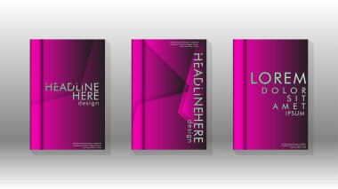 Soyut vektör düzeni arka planı. Broşürler, yıllık, dergi, vektör şablonları vb. için Eps 10'da altıgen desenlerin modern tasarımı