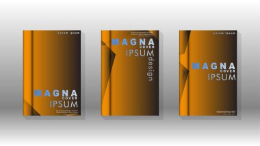 Soyut vektör düzeni arka planı. Broşürler, yıllık, dergi, vektör şablonları vb. için.