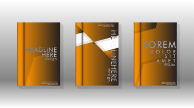 Soyut vektör düzeni arka planı. Broşürler, yıllık, dergi, vektör şablonları vb. için.