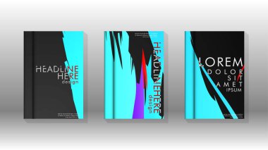 Kitap Kapağı renkli geometrik arka planlar.