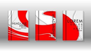 Arka kapak sıvı elemanları ile. Tasarım kavramı kitap. Fütüristik iş düzeni. Dijital poster şablonu. Tasarlamak vektör - eps10