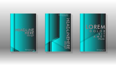 Soyut vektör düzeni arka planı. Broşürler, yıllık, dergi, vektör şablonları vb. için.