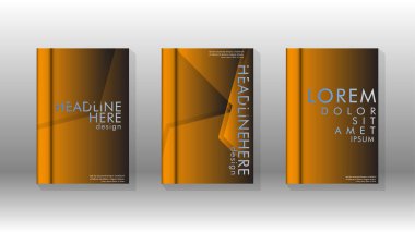 Soyut vektör düzeni arka planı. Broşürler, yıllık, dergi, vektör şablonları vb. için.