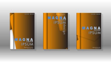 Soyut vektör düzeni arka planı. Broşürler, yıllık, dergi, vektör şablonları vb. için.