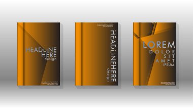 Soyut vektör düzeni arka planı. Broşürler, yıllık, dergi, vektör şablonları vb. için.