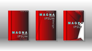 Soyut vektör düzeni arka planı. Broşürbroşürler, yıllık dergi vektör şablonları vb. için.