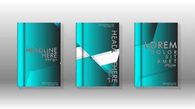 Soyut vektör düzeni arka planı. Broşürler, yıllık, dergi, vektör şablonları vb. için.