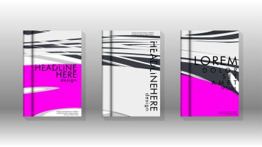 Arka kapak sıvı elemanları ile. Tasarım kavramı kitap. Fütüristik iş düzeni. Dijital poster şablonu. Tasarlamak vektör - eps10