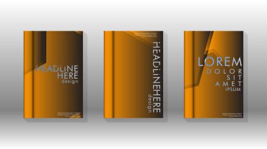 Soyut vektör düzeni arka planı. Broşürler, yıllık, dergi, vektör şablonları vb. için.