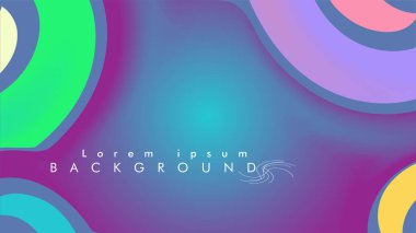 soyut arka plan girdap renkli daire dalga vektörü eps 10