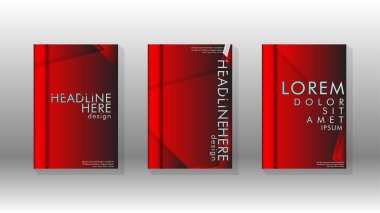 Soyut vektör düzeni arka planı. Broşürbroşürler, yıllık dergi vektör şablonları vb. için.